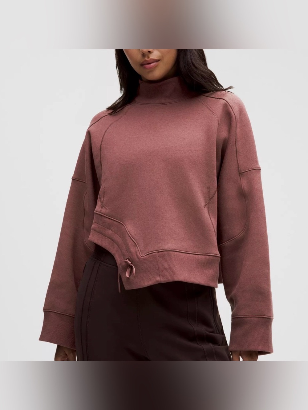 Lululemon Plush curved hem pullover